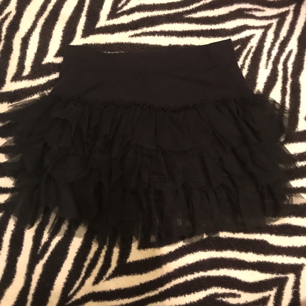Justice ruffled skirt